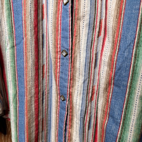 Ralph‎ Lauren Western Diamond Pearl Snap Button Navajo Large Aztec Indian Cowboy - Picture 3 of 8